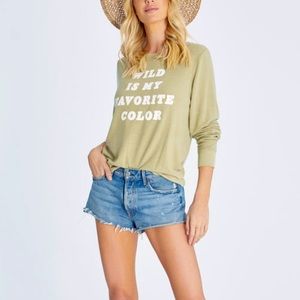WildFox Favorite Color Baggy Beach Jumper Sweater Size XS